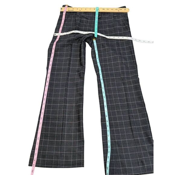 H&M checkered flared tailored trousers size 8 - Picture 4 of 7